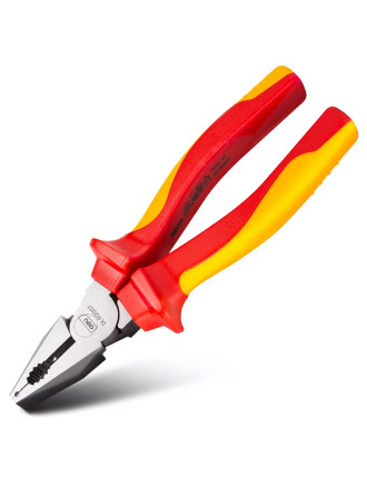 DELI πένσα ίσια ηλεκτρολόγου DL512007, μόνωση VDE 1000V, 18cm