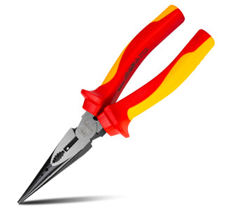 DELI μυτοτσίμπιδο ίσιο ηλεκτρολόγου DL512108 με αντιολισθητικές λαβές, VDE 1000V, 200mm DELI μυτοτσίμπιδο ίσιο ηλεκτρολόγου DL512108 με αντιολισθητικές λαβές, VDE 1000V, 200mm