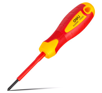 DELI κατσαβίδι ηλεκτρολόγου DL513060, μαγνητικό, PH0x60mm, VDE 1000V
