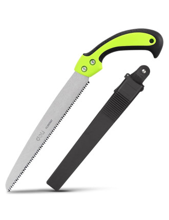 DELI πριόνι ξύλου DL580927 με εργονομική λαβή, 270mm, πράσινο