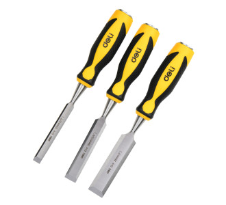 DELI σετ σκαρπέλα ξύλου DL6203-ED1 με αντιολισθητική λαβή, 12/19/25mm, 3τμχ DELI σετ σκαρπέλα ξύλου DL6203-ED1 με αντιολισθητική λαβή, 12/19/25mm, 3τμχ