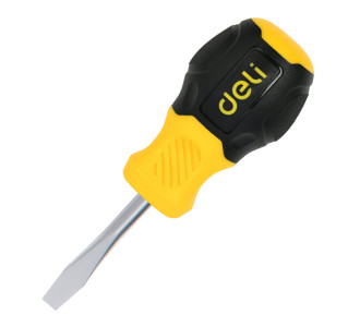 DELI κατσαβίδι ίσιο DL6360381N με αντιολισθητική λαβή, μαγνητικό, 6x38mm