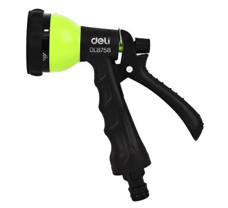 DELI πιστόλι νερού DL8758 με 7 λειτουργίες ψεκασμού, 3/4" DELI πιστόλι νερού DL8758 με 7 λειτουργίες ψεκασμού, 3/4"