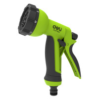 DELI πιστόλι νερού DL8760A με 8 λειτουργίες ψεκασμού, 3/4" DELI πιστόλι νερού DL8760A με 8 λειτουργίες ψεκασμού, 3/4"