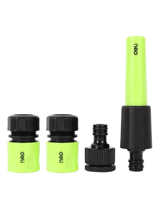 DELI σετ εκτοξευτής νερού DL8798 με ρακόρ & ταχυσυνδέσμους, 1/2" & 3/4", 4τμχ DELI σετ εκτοξευτής νερού DL8798 με ρακόρ & ταχυσυνδέσμους, 1/2" & 3/4", 4τμχ