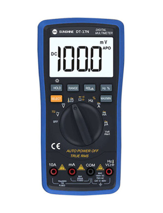 SUNSHINE ψηφιακό πολύμετρο DT-17N, AC 700V/DC 1000V, AC/DC 10A