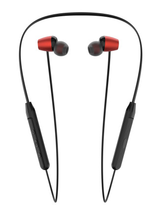 YISON earphones E19 με μαγνήτη, Bluetooth, 10mm, 130mAh, κόκκινα