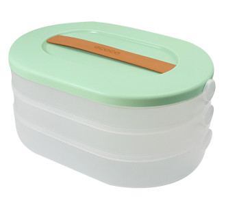 ECOCO Δοχείο 3 επιπέδων E2018, πράσινο