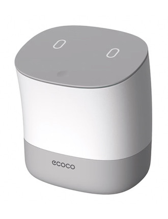 ECOCO μίνι κάδος απορριμμάτων E2241 με σακούλες, επιτραπέζιος, 1.5lt, λευκός