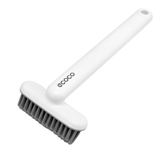 ECOCO βούρτσα καθαρισμού E24027, περιστρεφόμενη, 21x10x4.3cm, λευκή