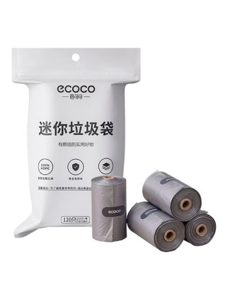 ECOCO σακούλες απορριμμάτων E24062, 22x24cm, γκρι, 4x30τμχ ECOCO σακούλες απορριμμάτων E24062, 22x24cm, γκρι, 4x30τμχ