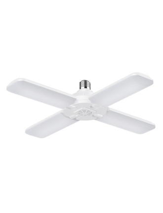 POWERTECH LED λάμπα E27-018, 4x αναδιπλούμενα πτερύγια, 52W, 4000K, E27 POWERTECH LED λάμπα E27-018, 4x αναδιπλούμενα πτερύγια, 52W, 4000K, E27