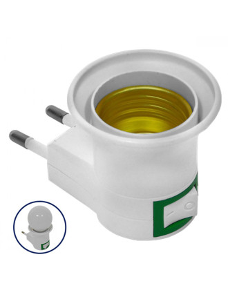 POWERTECH ντουί ρεύματος E27-021 με διακόπτη, E27 υποδοχή, λευκό, 5τμχ POWERTECH ντουί ρεύματος E27-021 με διακόπτη, E27 υποδοχή, λευκό, 5τμχ