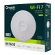 TP-LINK access point EAP723, οροφής, WiFi 7, 3600Mbps BE3600, Mesh, V2.20