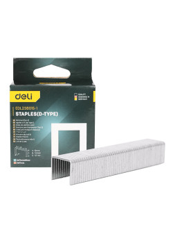 DELI συνδετήρες σχήματος Π EDL238015-1 για καρφωτικό, 1.2x10x11.3mm, 1000τμχ