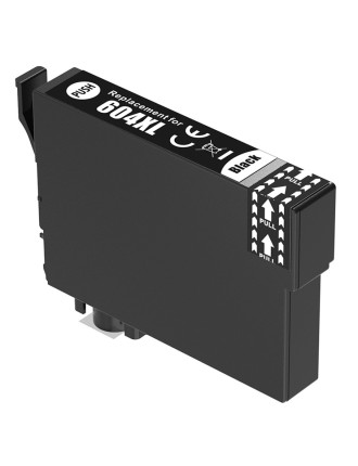 Συμβατό Inkjet για Epson, T604XL, 12ml, μαύρο
