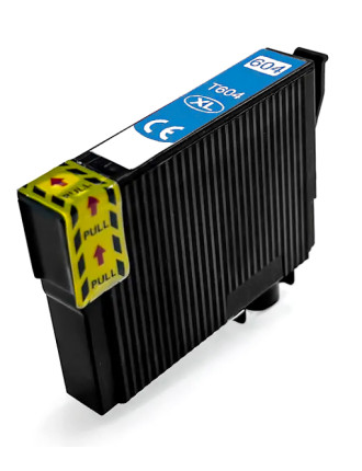Συμβατό Inkjet για Epson, T604XL, 10ml, κυανό