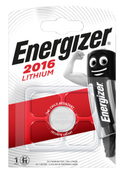 ENERGIZER μπαταρία λιθίου CR2016, 3V, 1τμχ