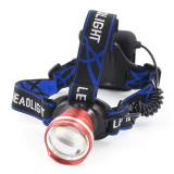 ESPERANZA φακός κεφαλής LED EOT001, 600lm, zoom, μαύρος/κόκκινος