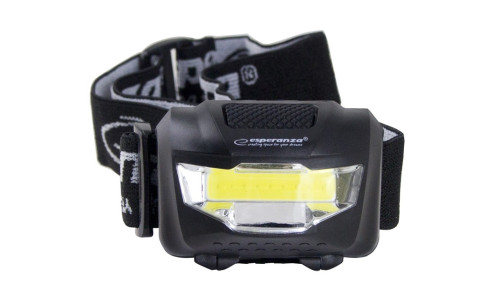 ESPERANZA φακός κεφαλής LED EOT037, 100lm, μαύρος