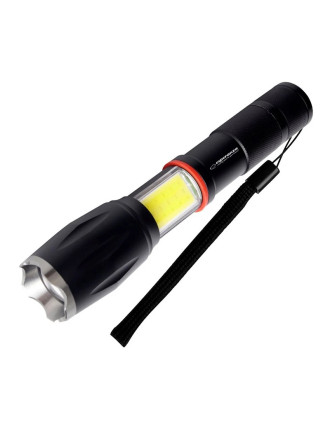 ESPERANZA φορητός φακός LED EOT070, 250lm, IPX3, zoom, με μαγνήτη, μαύρος