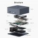BEELINK mini PC EQi13, Intel i5-13420H, 16GB, 500GB M.2, Windows 11 Pro BEELINK mini PC EQi13, Intel i5-13420H, 16GB, 500GB M.2, Windows 11 Pro