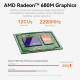 BEELINK mini PC EQR7, AMD Ryzen 7 7735U, 16GB, 500GB M.2, Windows 11 Pro BEELINK mini PC EQR7, AMD Ryzen 7 7735U, 16GB, 500GB M.2, Windows 11 Pro
