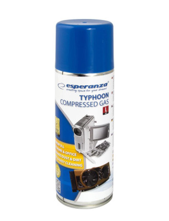 ESPERANZA σπρέι πεπιεσμένου αέρα ES103 για ηλεκτρονικές συσκευές, 400ml ESPERANZA σπρέι πεπιεσμένου αέρα ES103 για ηλεκτρονικές συσκευές, 400ml
