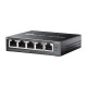 TP-LINK easy managed switch ES205GP, 5x Gigabit θύρες, PoE+, V1.0