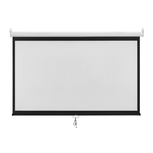 BRATECK οθόνη προβολής projector τοίχου/οροφής ESBA100, 221x124cm, 16:9/100", πτυσσόμενη