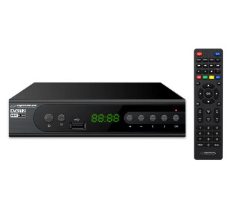 ESPERANZA ψηφιακός δέκτης EV106R, DVB-T2, Full HD, MPEG-4, H.265/HEVC, με PVR ESPERANZA ψηφιακός δέκτης EV106R, DVB-T2, Full HD, MPEG-4, H.265/HEVC, με PVR