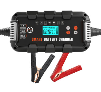 BYGD φορτιστής & συντηρητής μπαταρίας αυτοκινήτου F26000M με οθόνη, 6V/8-24A 12V/4-26A 24V/2-13A BYGD φορτιστής & συντηρητής μπαταρίας αυτοκινήτου F26000M με οθόνη, 6V/8-24A 12V/4-26A 24V/2-13A