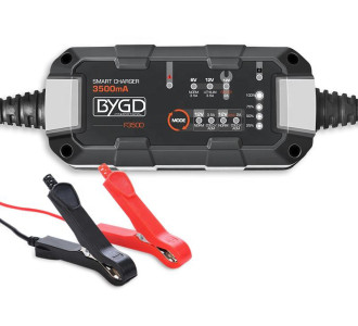 BYGD φορτιστής & συντηρητής μπαταρίας αυτοκινήτου F3500, 6-12V/3.5A BYGD φορτιστής & συντηρητής μπαταρίας αυτοκινήτου F3500, 6-12V/3.5A