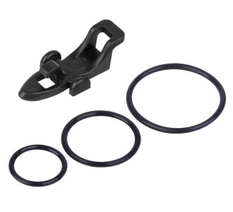 POWERTECH βάση για αγκίστρι ψαρέματος FISH-0016, 3 δαχτυλίδια, μαύρο