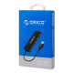 ORICO USB hub FL01, 4x θυρών, USB 2.0, 480Mbps, USB σύνδεση, μαύρο