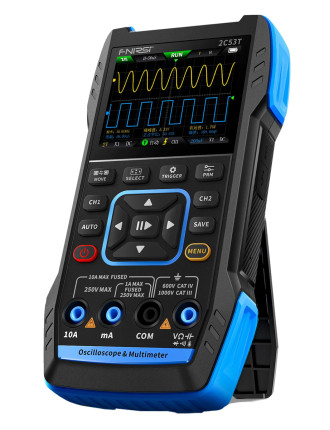 FNIRSI 3 σε 1 παλμογράφος/πολύμετρο/signal generator χειρός 2C53T, επαναφορτιζόμενο FNIRSI 3 σε 1 παλμογράφος/πολύμετρο/signal generator χειρός 2C53T, επαναφορτιζόμενο