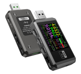 FNIRSI USB tester φόρτισης FNB48P, USB/micro USB/USB-C FNIRSI USB tester φόρτισης FNB48P, USB/micro USB/USB-C