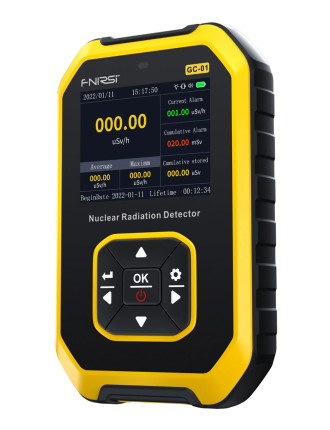 FNIRSI ψηφιακός μετρητής ακτινοβολίας GC-01, β/γ/Χ ακτίνες, επαναφορτιζόμενος