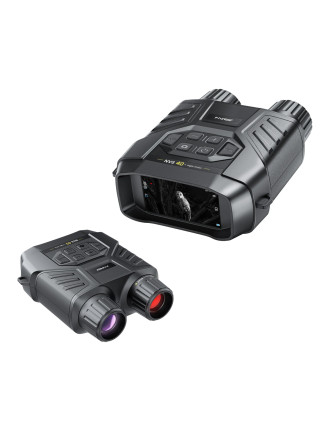 FNIRSI ψηφιακά κιάλια NVS-40 με νυχτερινή όραση, 6x zoom, 4K/36MP, μαύρα