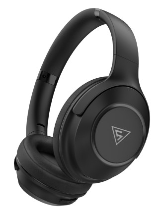 DOQAUS headphones FOCUS 5, ασύρματα & ενσύρματα, Φ40mm, 1000mAh, μαύρα