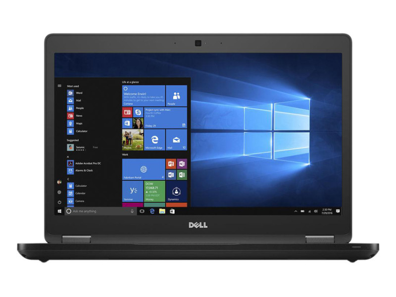 DELL Laptop Latitude 5491, Factory Refurbished Grade A, i5-8400H, 8/500GB HDD, 14", Cam, Intel Integrated Graphics, Windows 10 Pro