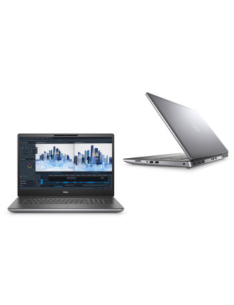 DELL Laptop Precision 7760, Factory Refurbished Grade A, i7-11850H, 32/512GB SSD, 17.3", Cam, GeForce RTX A3000, Windows 11 Pro