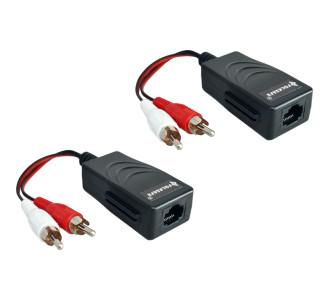 FOLKSAFE audio extender FS-2001AA μέσω καλωδίου RJ45, RCA σε RCA, έως 1000m