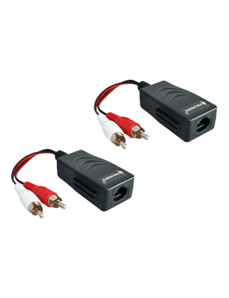 FOLKSAFE audio extender FS-2001AA μέσω καλωδίου RJ45, RCA σε RCA, έως 1000m