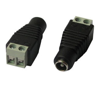 FOLKSAFE βύσμα τροφοδοσίας DC θηλυκό DCFC, 5.5x2.1mm, σε κλέμα, 5τμχ