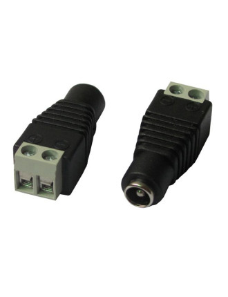 FOLKSAFE βύσμα τροφοδοσίας DC θηλυκό DCFC, 5.5x2.1mm, σε κλέμα, 5τμχ