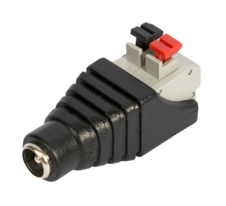 FOLKSAFE βύσμα τροφοδοσίας DC θηλυκό DCFCP, 5.5x2.1mm, push-pin, 5τμχ