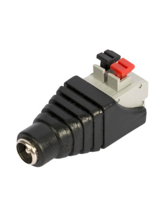 FOLKSAFE βύσμα τροφοδοσίας DC θηλυκό DCFCP, 5.5x2.1mm, push-pin, 5τμχ