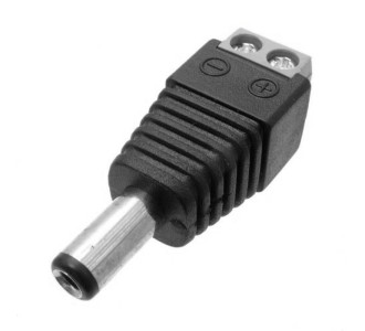 FOLKSAFE βύσμα τροφοδοσίας DC αρσενικό DCMC, 5.5x2.1mm, σε κλέμα, 5τμχ