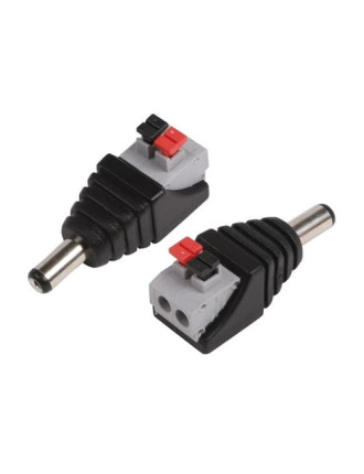 FOLKSAFE βύσμα τροφοδοσίας DC αρσενικό DCMCP, 5.5x2.1mm, push-pin, 5τμχ FOLKSAFE βύσμα τροφοδοσίας DC αρσενικό DCMCP, 5.5x2.1mm, push-pin, 5τμχ